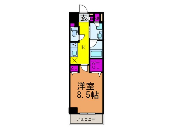 メゾンジェルメの物件間取画像